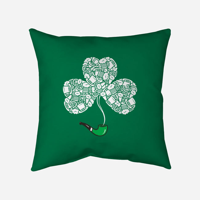 St. Patrick's Pipe-none removable cover throw pillow-krisren28