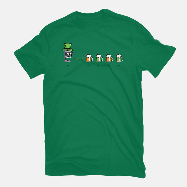 St. Patty's Robot-womens basic tee-krisren28