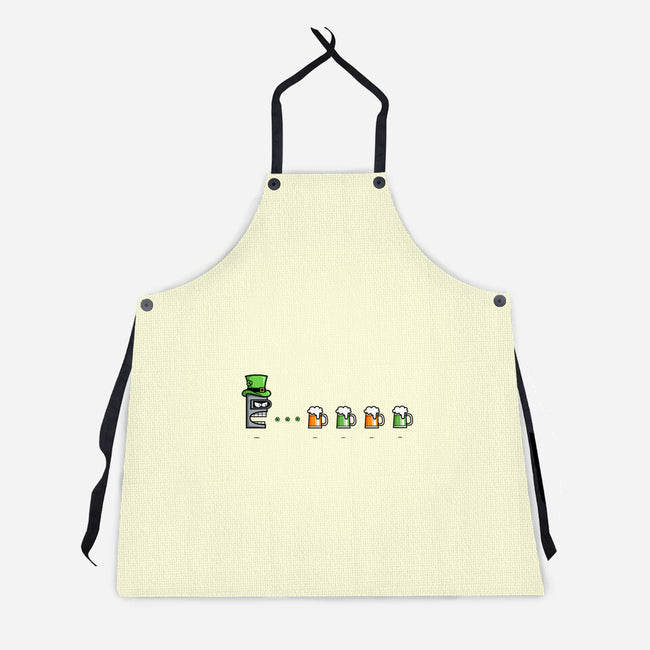 St. Patty's Robot-unisex kitchen apron-krisren28