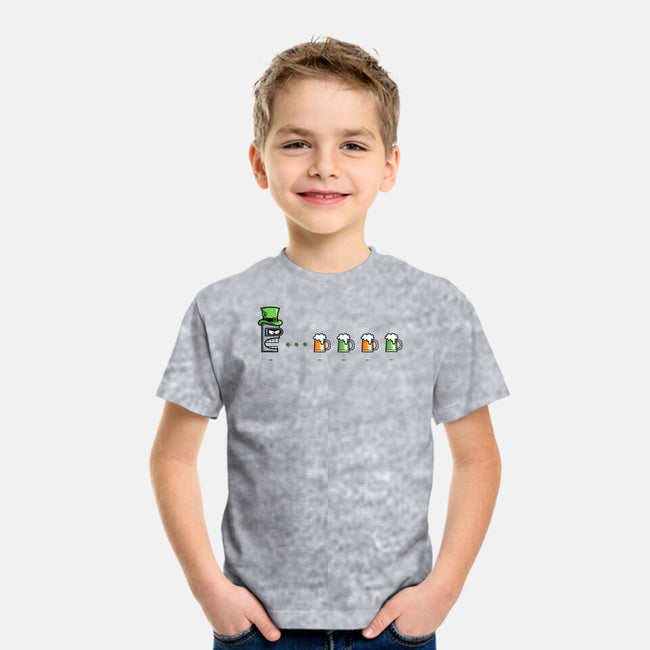 St. Patty's Robot-youth basic tee-krisren28