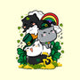 St. Purrty's Day-none removable cover w insert throw pillow-krisren28