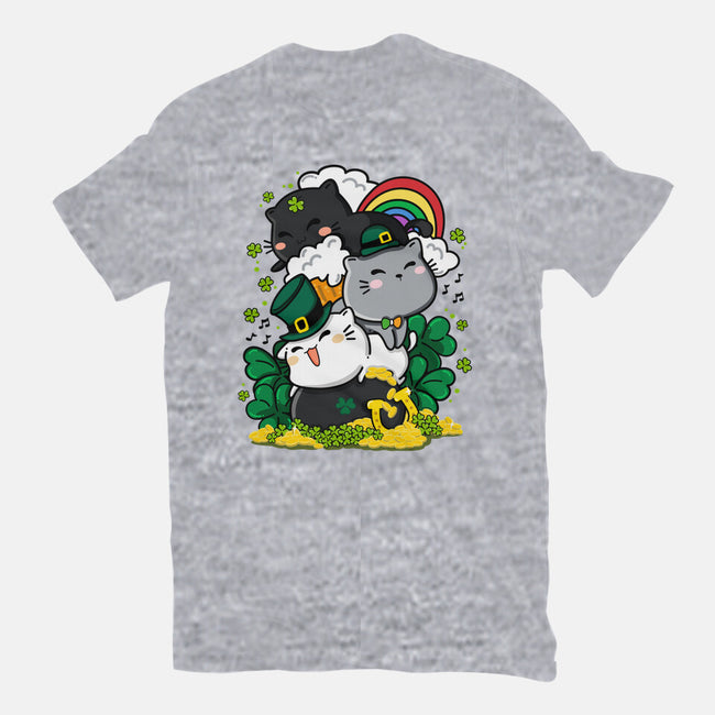 St. Purrty's Day-womens basic tee-krisren28