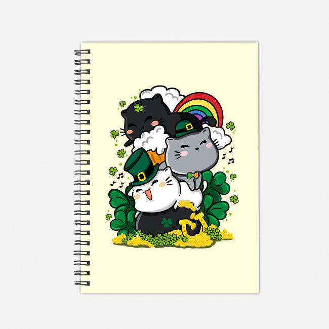 St. Purrty's Day-none dot grid notebook-krisren28