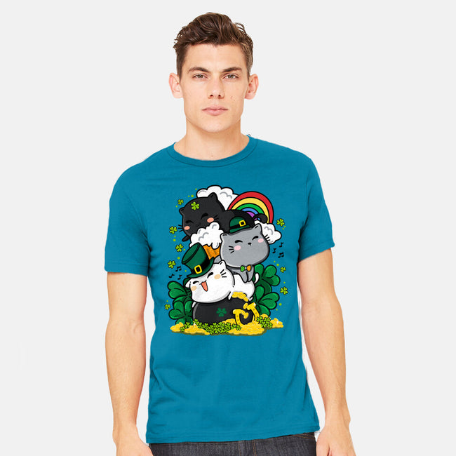 St. Purrty's Day-mens heavyweight tee-krisren28