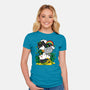 St. Purrty's Day-womens fitted tee-krisren28