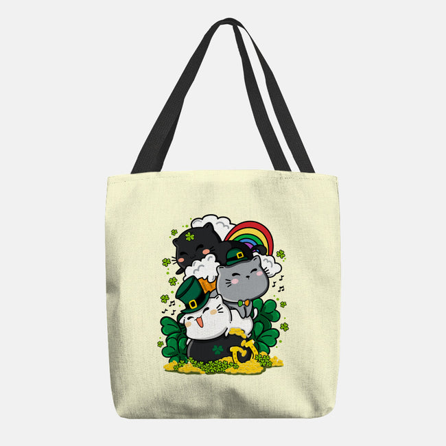 St. Purrty's Day-none basic tote-krisren28