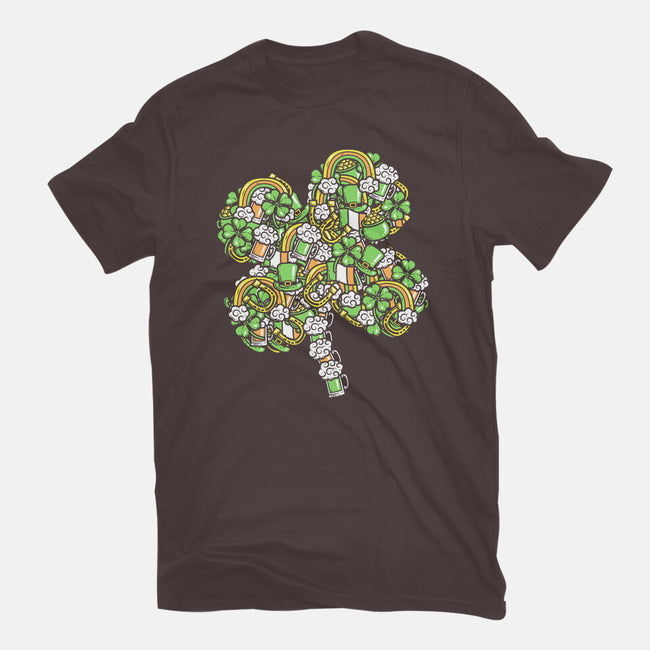 St. Patty's Doodle-womens basic tee-krisren28