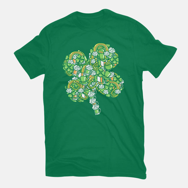 St. Patty's Doodle-mens basic tee-krisren28