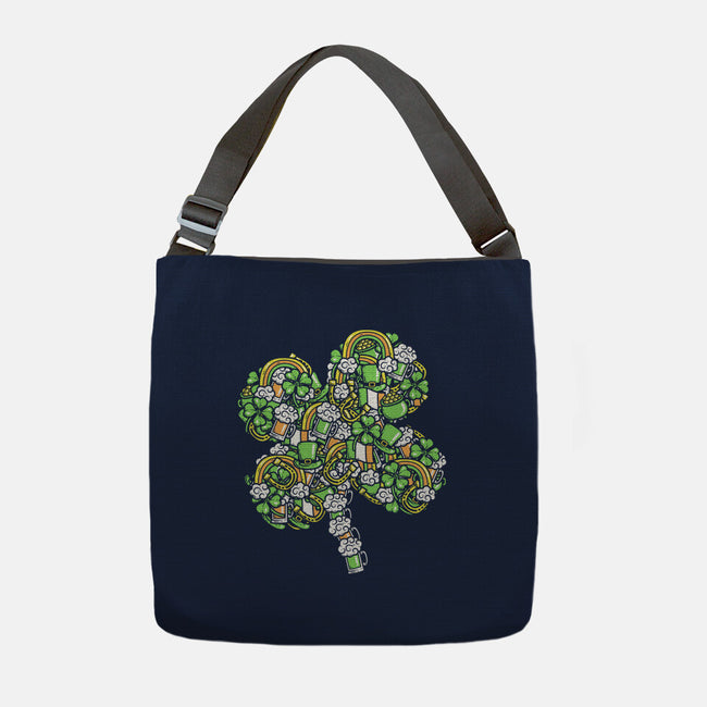 St. Patty's Doodle-none adjustable tote-krisren28