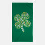 St. Patty's Doodle-none beach towel-krisren28