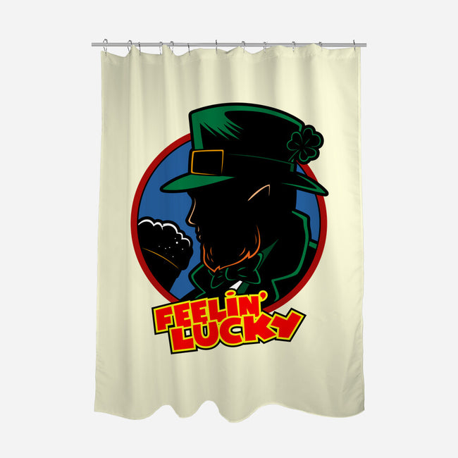 Feelin' Lucky-none polyester shower curtain-Boggs Nicolas