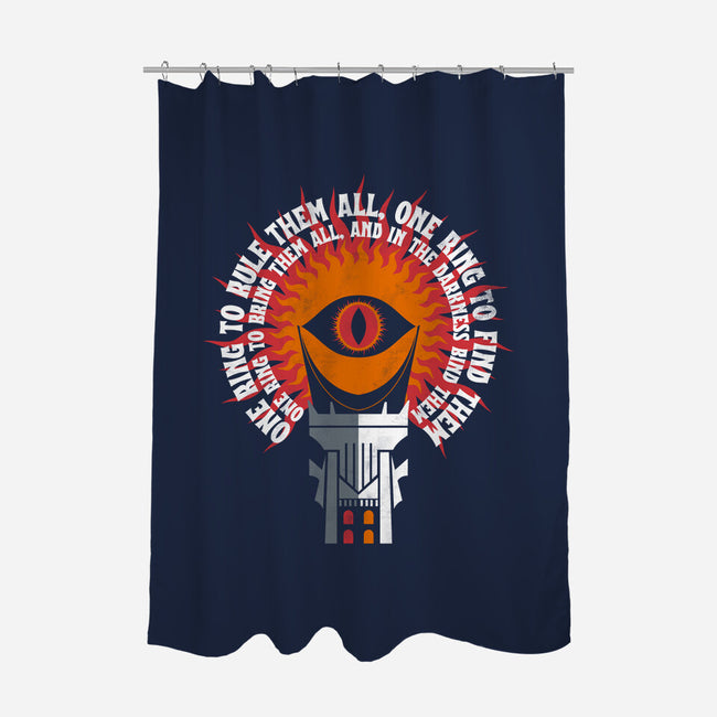 Ring Of Power-none polyester shower curtain-Nemons
