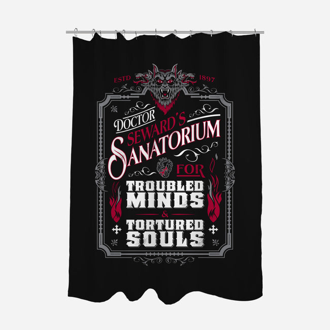Seward's Sanatorium-none polyester shower curtain-Nemons