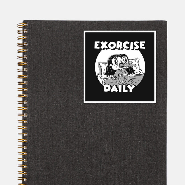 Exorcise Daily-none glossy sticker-Paul Simic