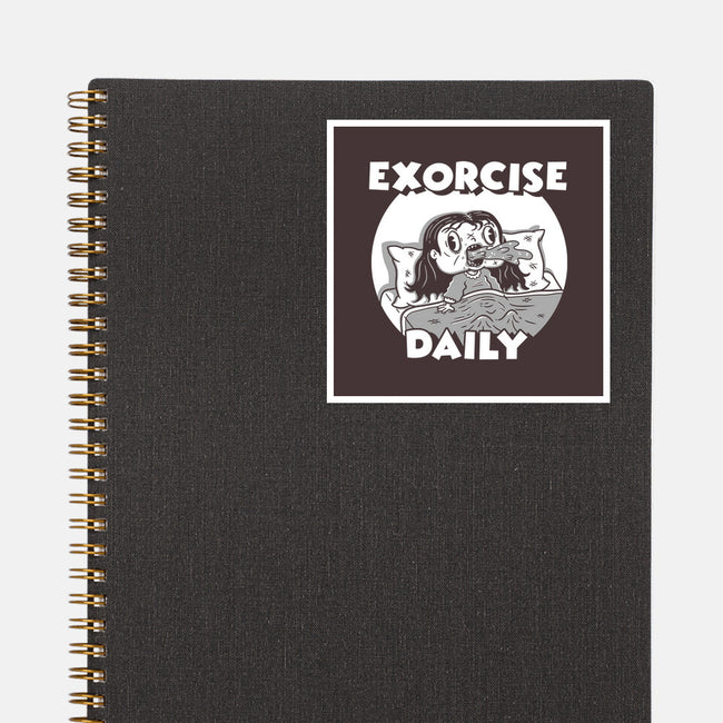Exorcise Daily-none glossy sticker-Paul Simic