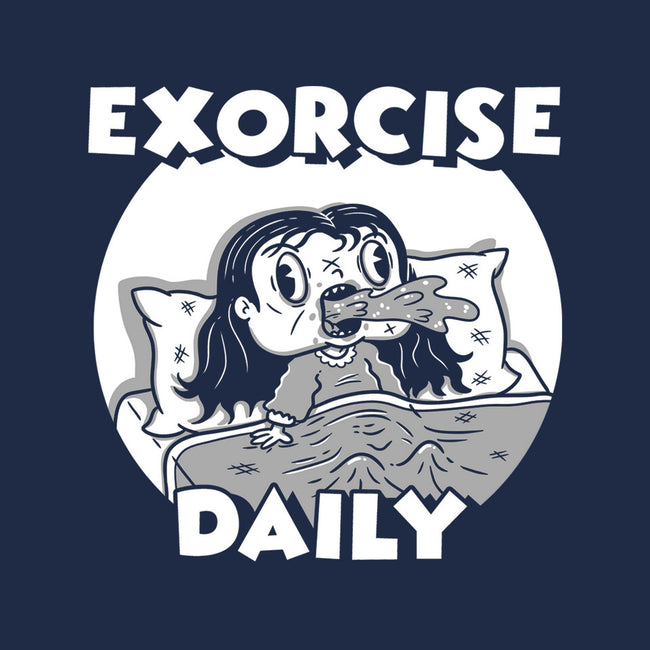 Exorcise Daily-none removable cover w insert throw pillow-Paul Simic
