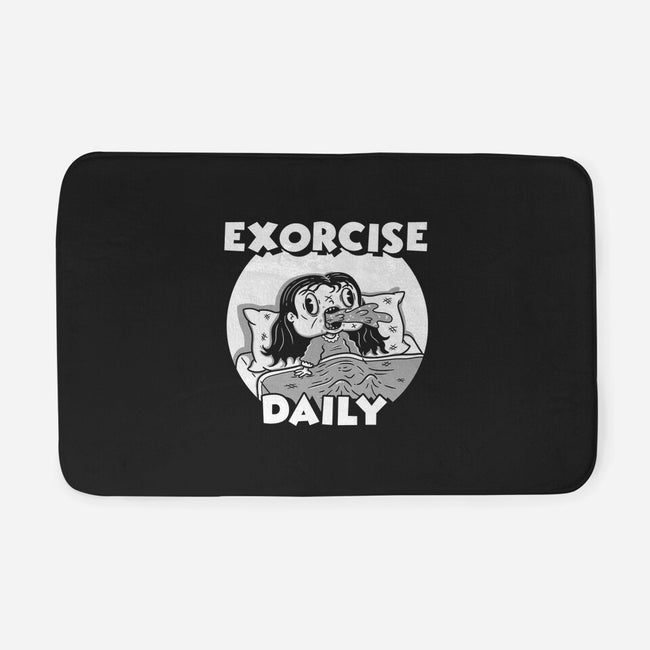 Exorcise Daily-none memory foam bath mat-Paul Simic