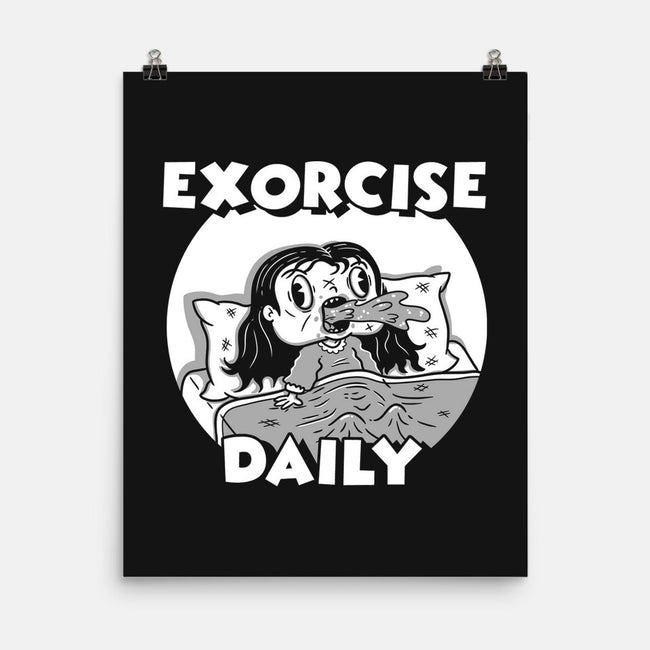 Exorcise Daily-none matte poster-Paul Simic