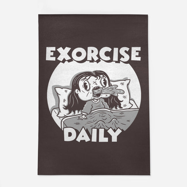 Exorcise Daily-none outdoor rug-Paul Simic
