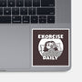 Exorcise Daily-none glossy sticker-Paul Simic