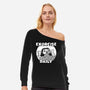 Exorcise Daily-womens off shoulder sweatshirt-Paul Simic