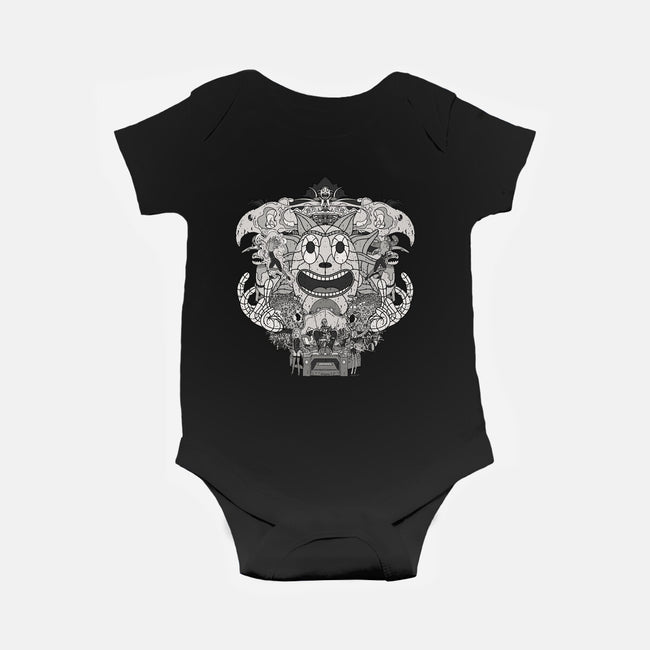 Cartoon Rick-baby basic onesie-Zody