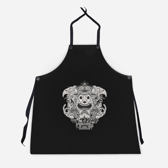 Cartoon Rick-unisex kitchen apron-Zody