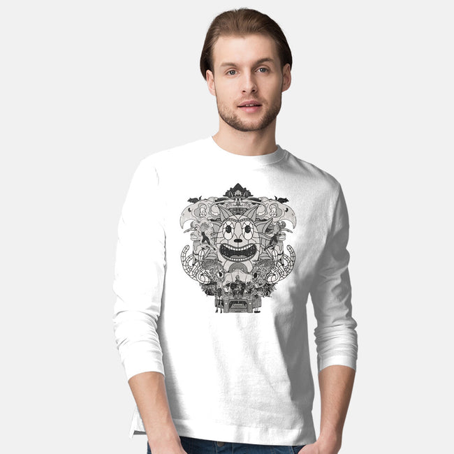Cartoon Rick-mens long sleeved tee-Zody