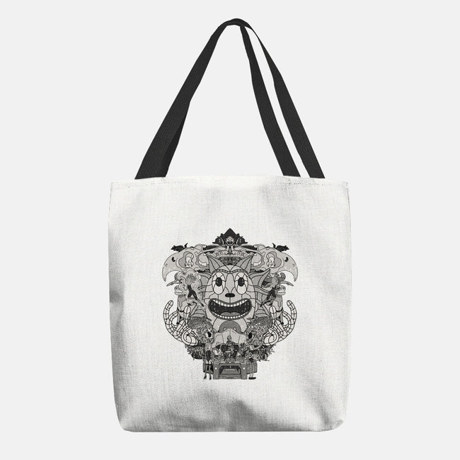 Cartoon Rick-none basic tote-Zody