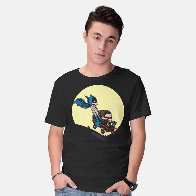 Scaredy Bat-mens basic tee-Kladenko