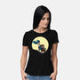 Scaredy Bat-womens basic tee-Kladenko