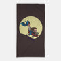 Scaredy Bat-none beach towel-Kladenko