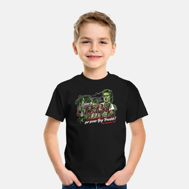 Big Trouble In San Fran-youth basic tee-goodidearyan