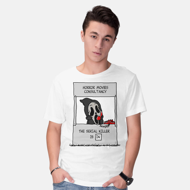 Horror Movies Consultancy-mens basic tee-Melonseta