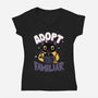 A Familiar-womens v-neck tee-Nemons