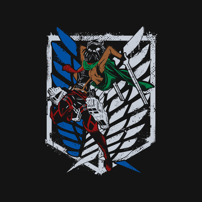 Mikasa Fighting-none matte poster-Rogelio