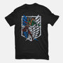 Mikasa Fighting-mens basic tee-Rogelio