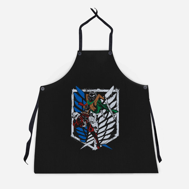 Mikasa Fighting-unisex kitchen apron-Rogelio