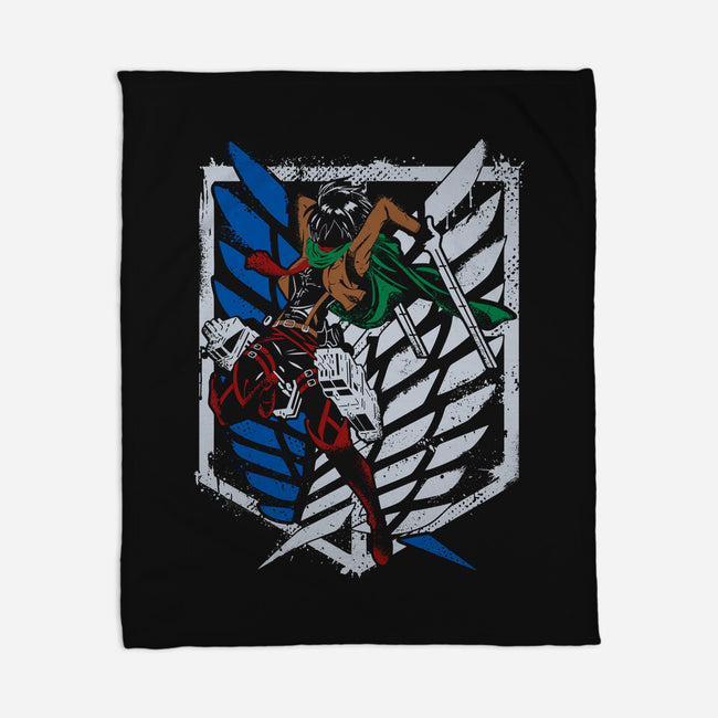 Mikasa Fighting-none fleece blanket-Rogelio