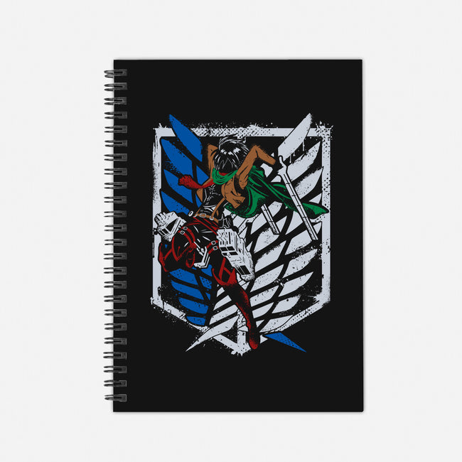 Mikasa Fighting-none dot grid notebook-Rogelio