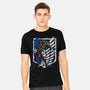 Mikasa Fighting-mens heavyweight tee-Rogelio