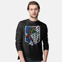 Mikasa Fighting-mens long sleeved tee-Rogelio