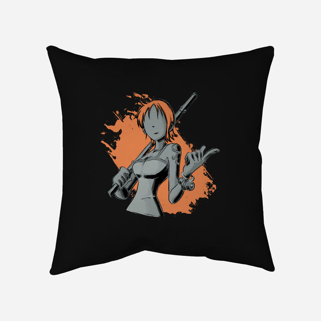 Dark Nami-none removable cover throw pillow-xMorfina