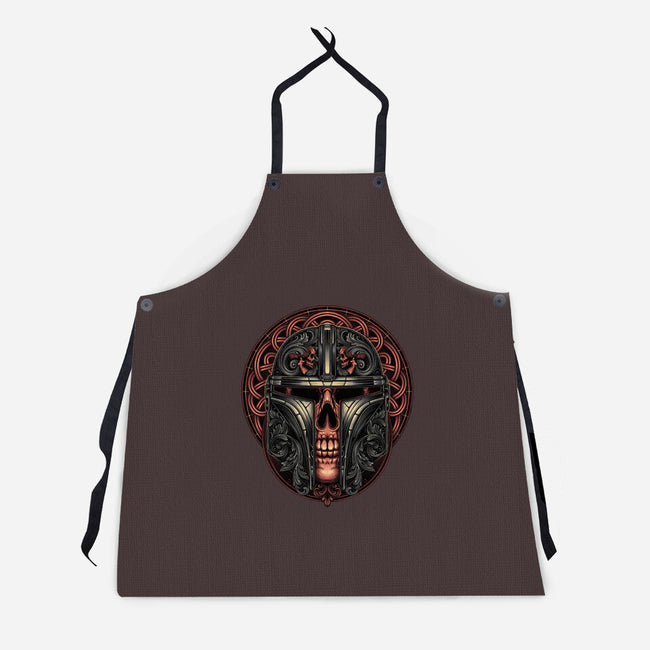 The Orphaned Warrior-unisex kitchen apron-glitchygorilla