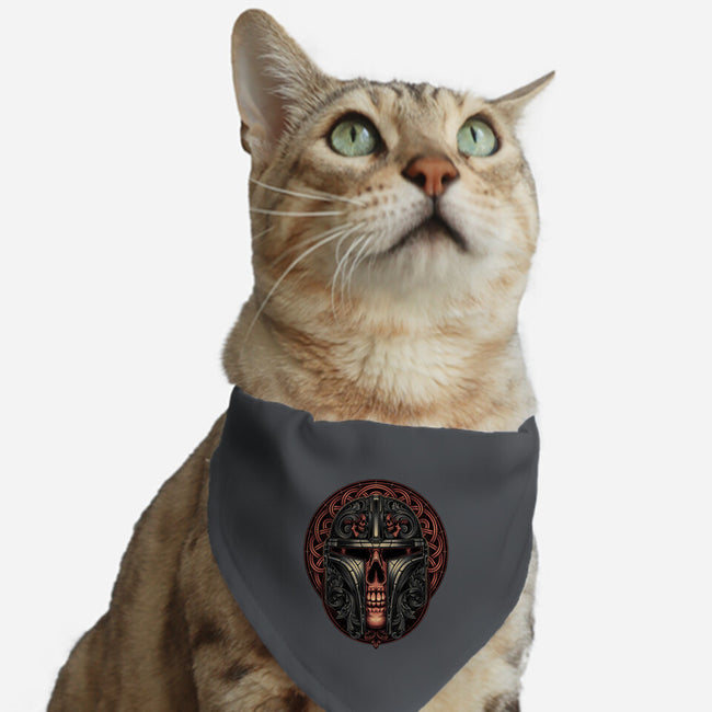 The Orphaned Warrior-cat adjustable pet collar-glitchygorilla