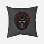 The Orphaned Warrior-none removable cover throw pillow-glitchygorilla