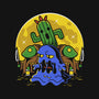 Moonlight Night Enemies-none removable cover w insert throw pillow-Logozaste