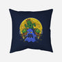 Moonlight Night Enemies-none removable cover w insert throw pillow-Logozaste