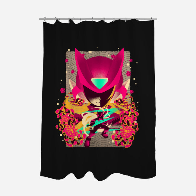 Zero Memories-none polyester shower curtain-hypertwenty