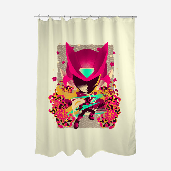 Zero Memories-none polyester shower curtain-hypertwenty